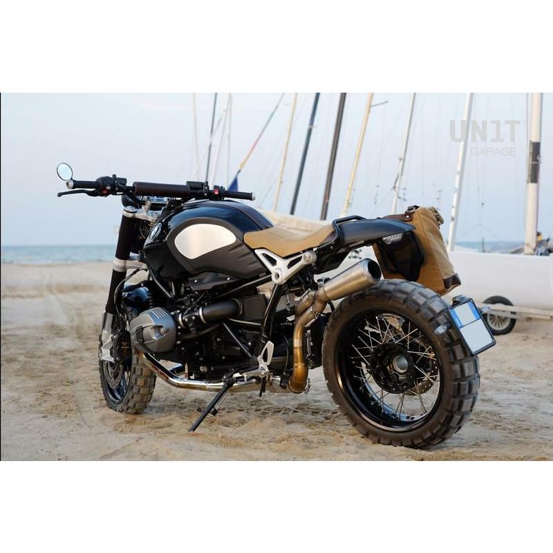 BMW RnineT スリップオンマフラー ハイパイプ フルチタン Eマーク付き