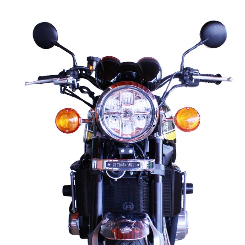 カワサキ Z900RS ヘッドライトアップステーキット(シルバー) DOREMI