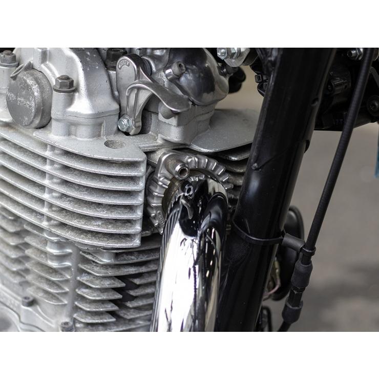 MOTOR ROCK SR400/500 オールドスタイル手曲げマフラー クローム