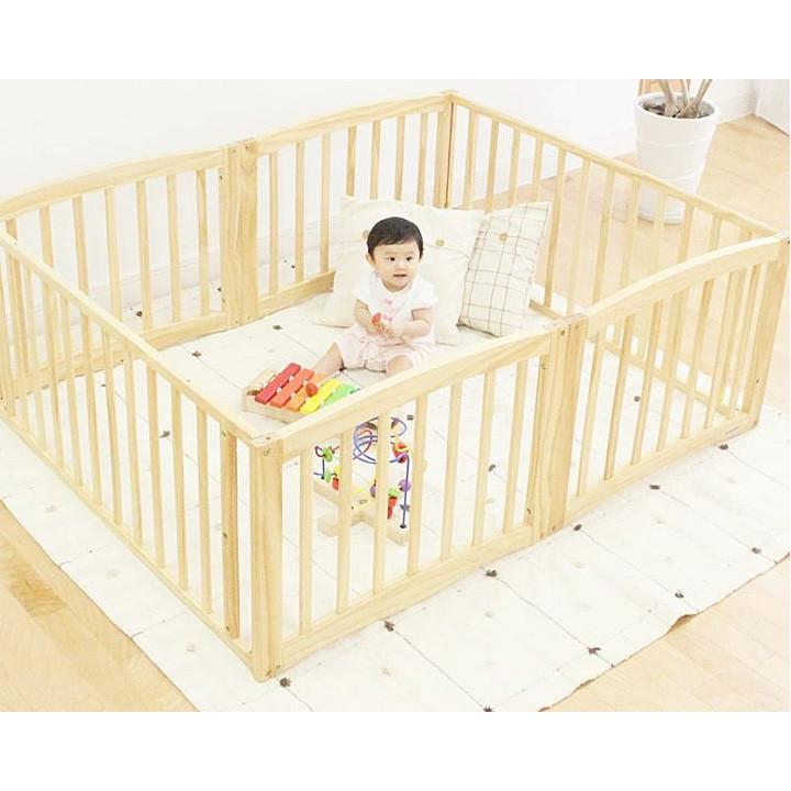 ベビーベッド LU プレイペン ベッド playpen yamatoya : 大川家具 MOKU