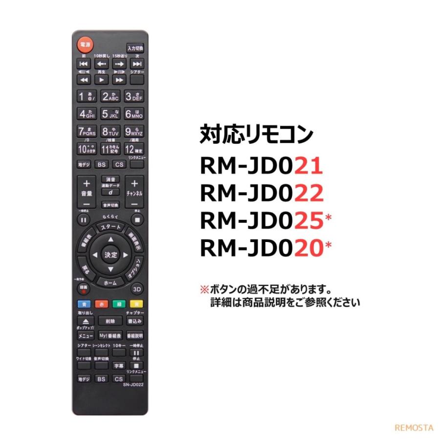 REMOSTA（リモスタ） 互換品 ソニー ブラビア テレビ リモコン 電池