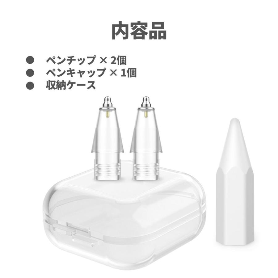 AHAStyle Apple Pencil 金属 ペン先 2個セット 極細 アップルペンシル