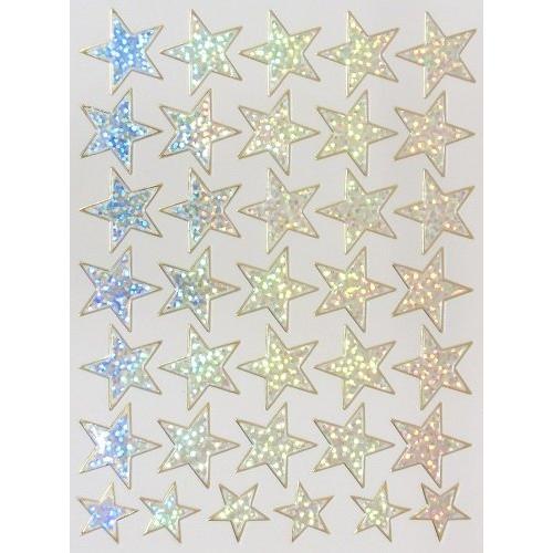 きらきらシール 星 シルバー 30＋6 : mono-sta - 通販 - Yahoo
