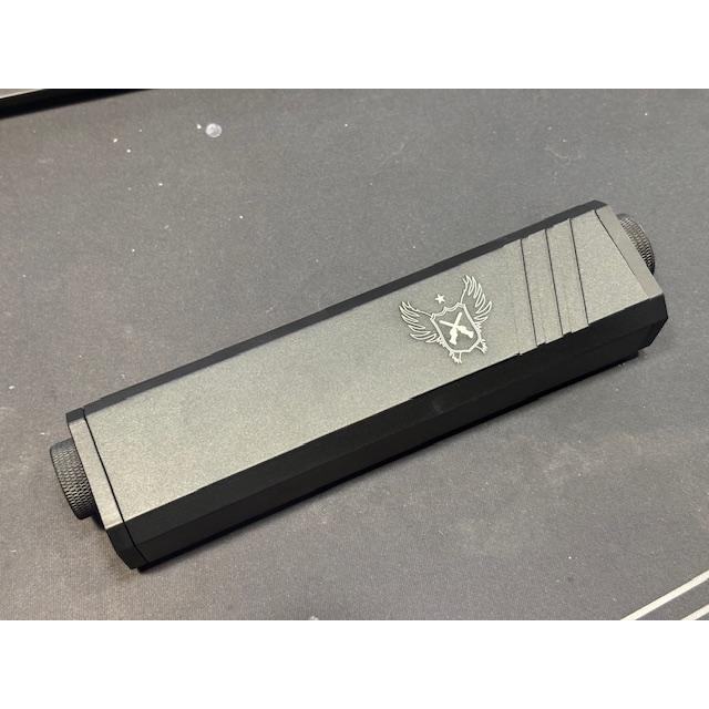 ZepoR] OSPREYタイプ サプレッサー 7.5インチ [14mm逆ネジ固定簡易