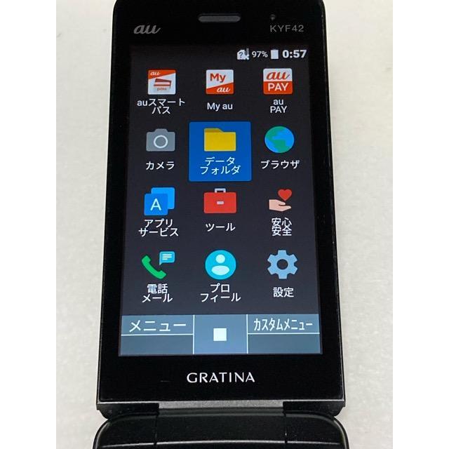 KYOCERA（京セラ） 使用少 美品☆ au by KDDI エーユー GRATINA KYF42