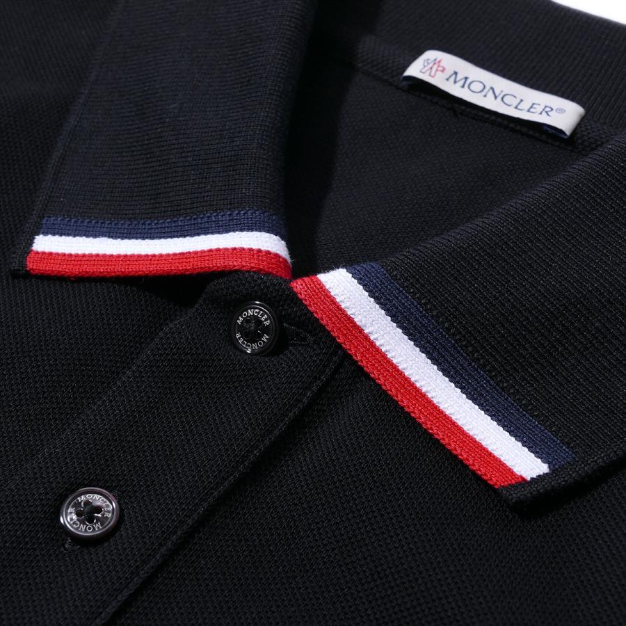 MONCLER（モンクレール） ポロシャツ 8A00015 999ブラック メンズ 半袖