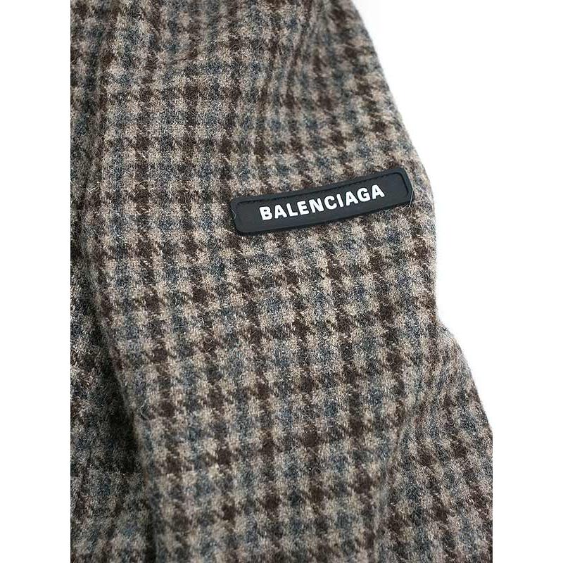 BALENCIAGA（バレンシアガ） 18AW チェック ダブルブレストウール