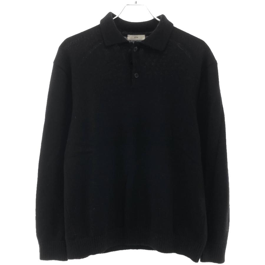 ATON エイトン 22AW ALPACA WASHI POLO SWEATER アルパカワシポロ