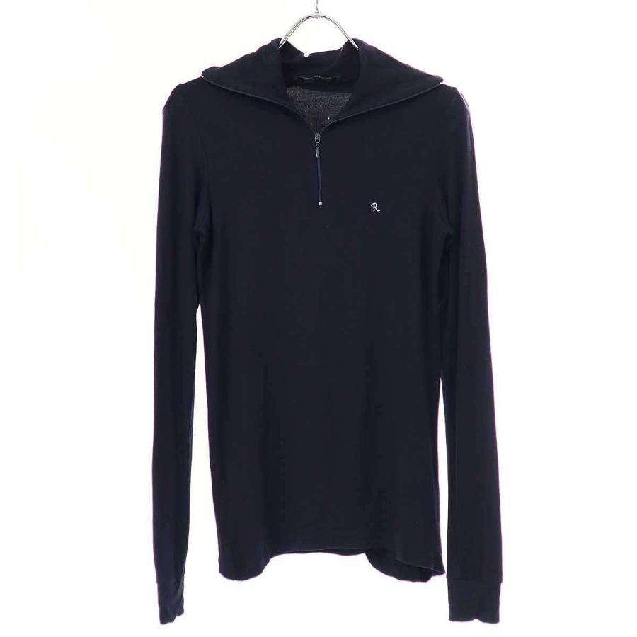 RAF SIMONS（ラフ シモンズ） 2004AW R刺繍 ハーフジップジャージー
