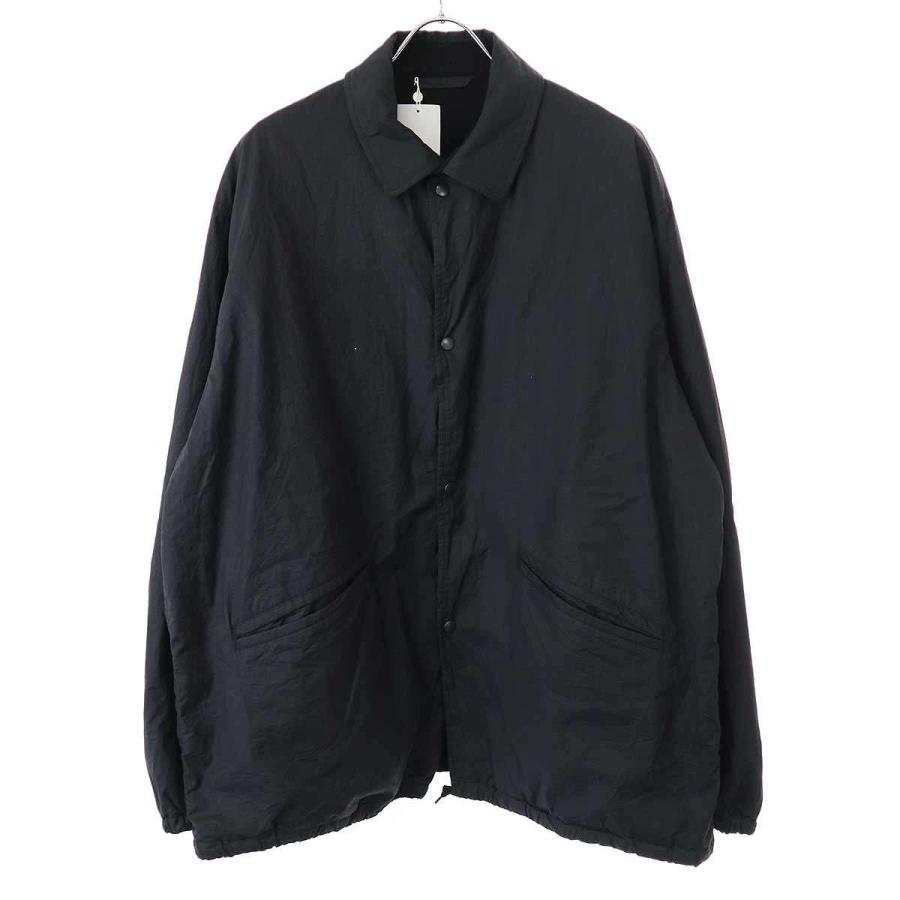 COMOLI コモリ 23AW コットンナイロン コーチジャケット ブラック 3