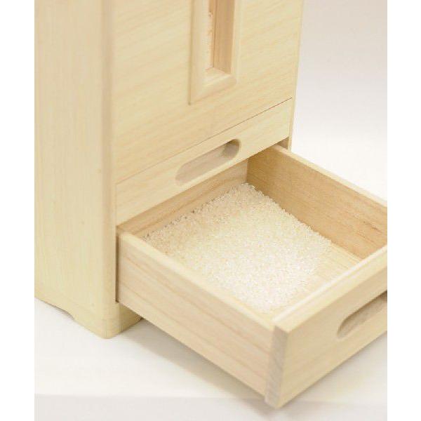 松田桐箱 桐の米びつ（こめびつ） 天然素材使用最高級品 10kg : 松田桐