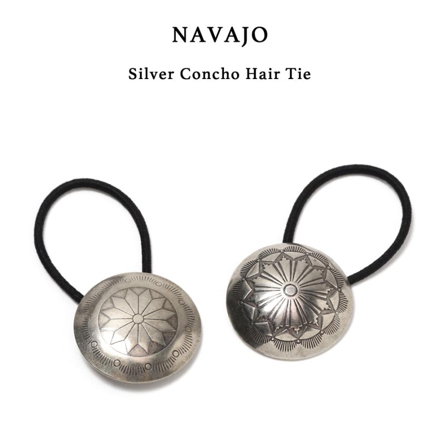 Navajo Silver Concho Hair Tie ヘアゴム ナバホ族 コンチョ