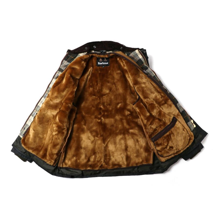 Barbour バブアー ウォームパイル ウェストコート ジップイン ライナー