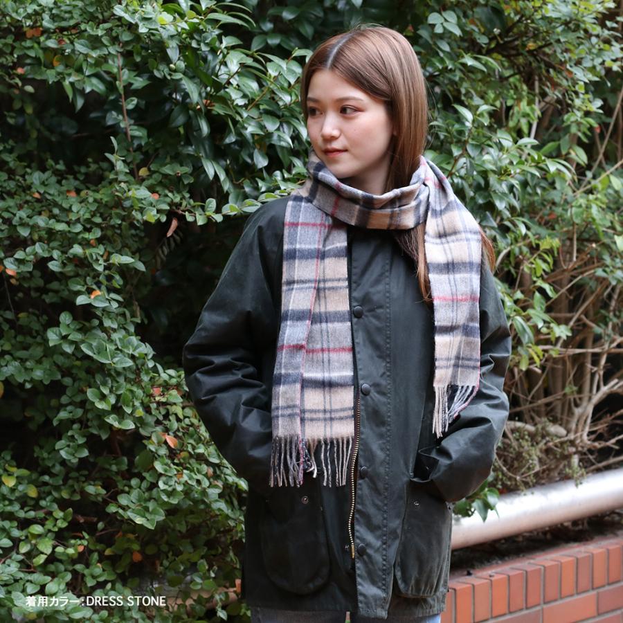 Barbour（バブアー） タータン ラムズウール カシミア スカーフ