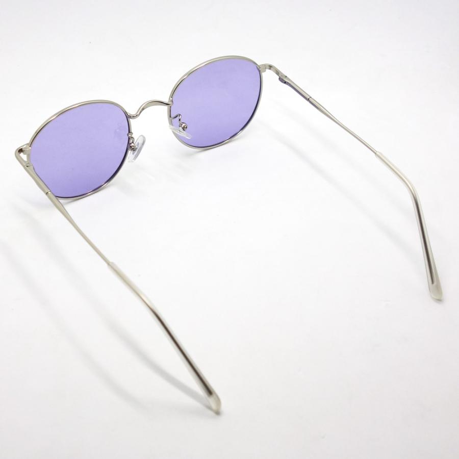 サングラス メンズ レディース 調光 偏光 ラウンド 丸型 メタル
