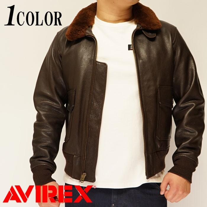 AVIREX（アヴィレックス） G-1 ゴート フライト レザー ジャケット