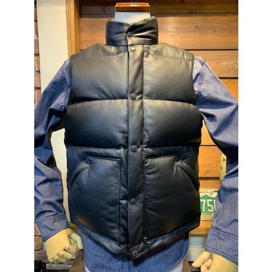レインボーカントリー/RAINBOW COUNTRY レザーダウンベスト Horsehide