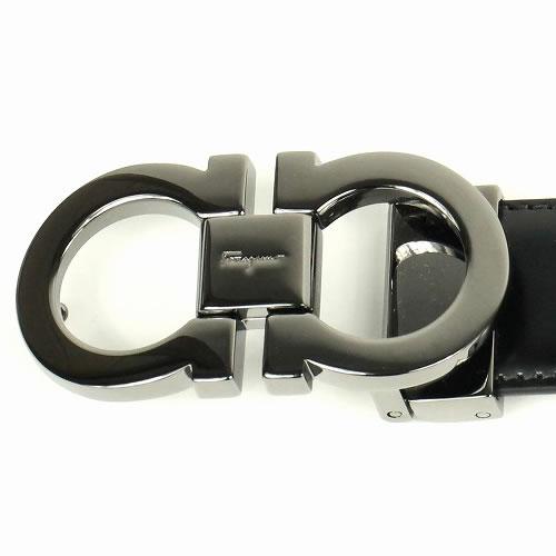 FERRAGAMO（フェラガモ） リバーシブル ガンチーニ ベルト メンズ