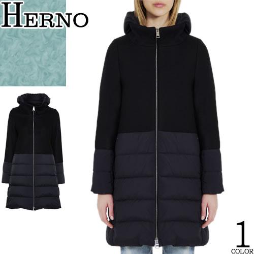 HERNO（ヘルノ） ウールテクスチャー＆エコアージュ コート ダウン
