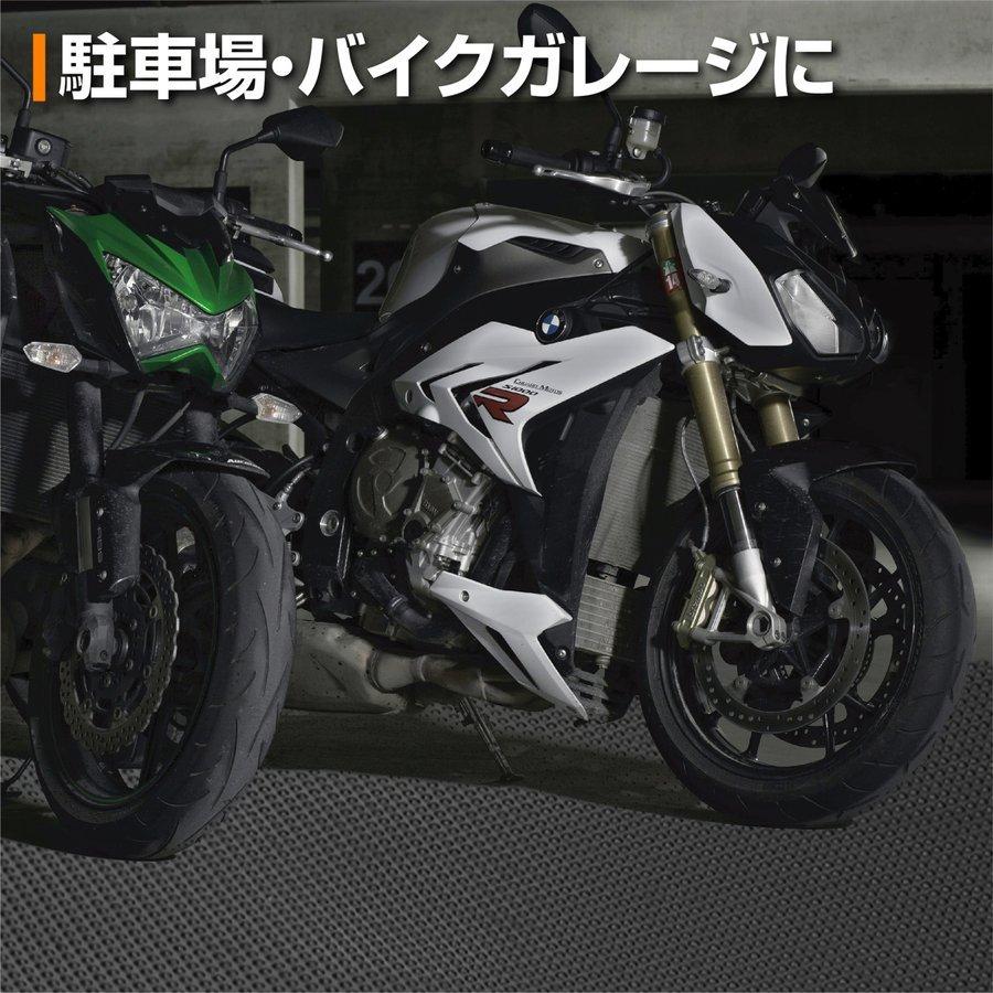 LIFAXIA ゴムマット 屋外 10mm 1m×2m 養生マット バイク ガレージ 駐