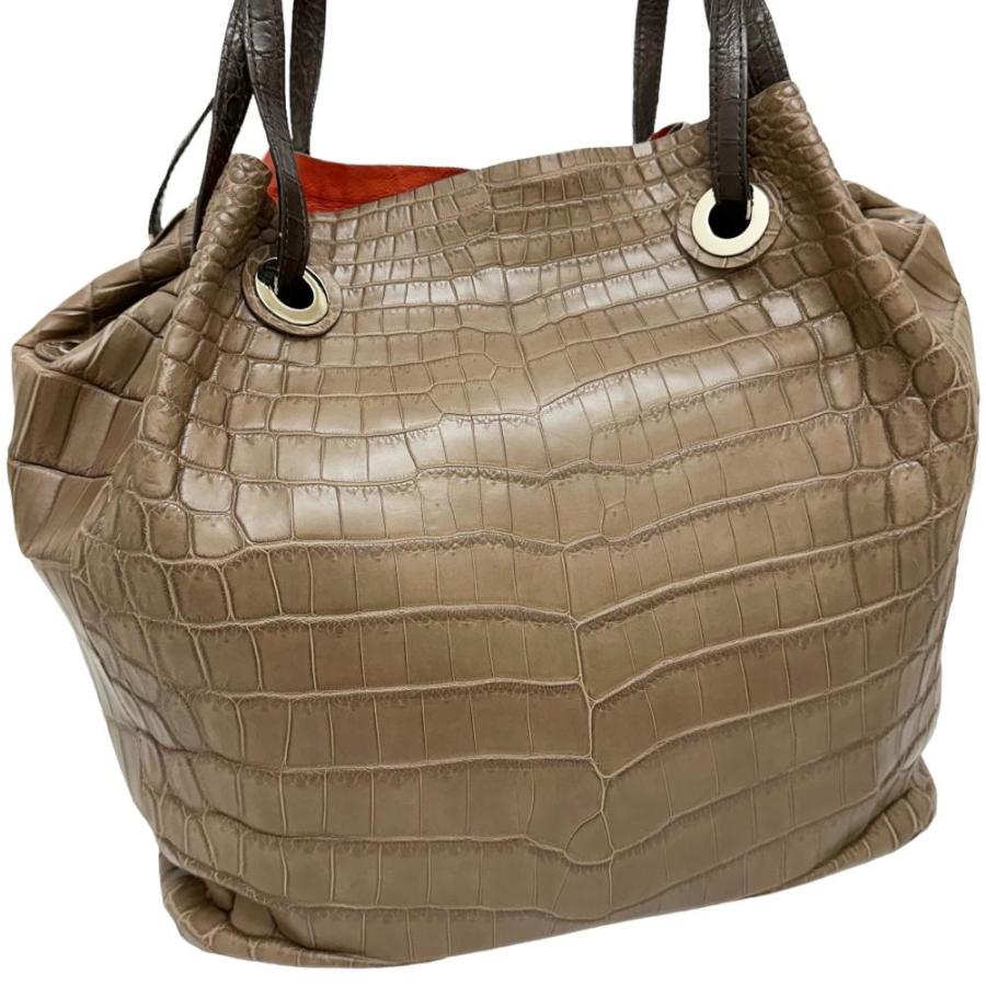 最終特価品 6065 HCP社製 ソフトマットクロコ 2WAY ショルダーバッグ