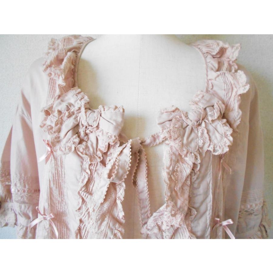 PINK HOUSE（ピンクハウス） 美品 フランスレース & ピンタック