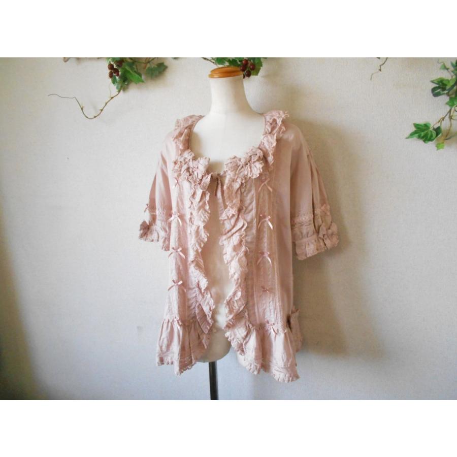 PINK HOUSE（ピンクハウス） 美品 フランスレース & ピンタック