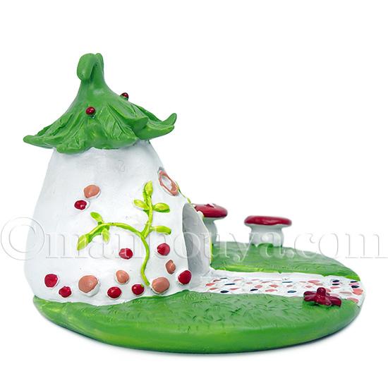 ミニチュア 雑貨 ガラス細工 ディスプレイ用品 フォーカート 森のお家