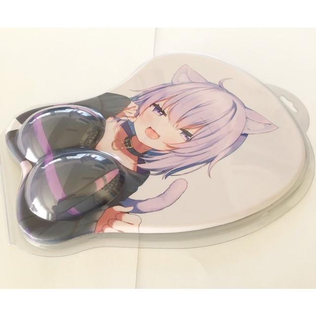 ホロライブ 猫又おかゆ おっぱいマウスパッド 60万人記念【I1906-007