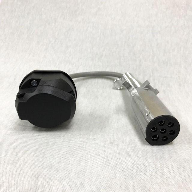 アメリカ(USA 7)−ヨーロッパ(EU 13)変換アダプター 車両側 USA 7pin