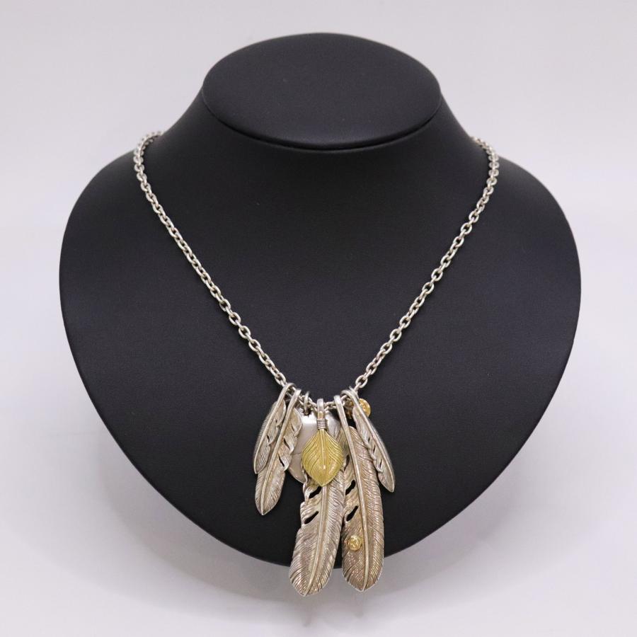 TADY&KING（タディアンドキング） SV925 K18 フェザー ペンダント