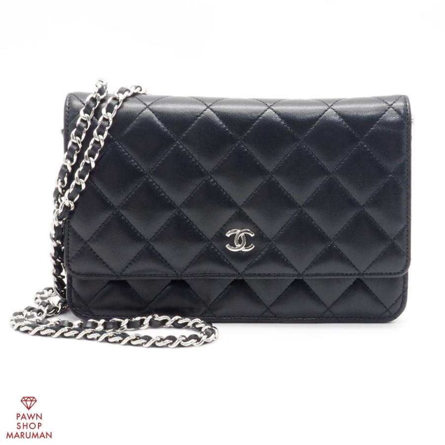 CHANEL（シャネル） クラシック チェーンウォレット AP0250 ラムスキン