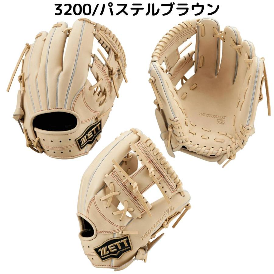 ネオステイタス ゼット ZETT ネオステイタスVL 少年硬式用グラブ 内野