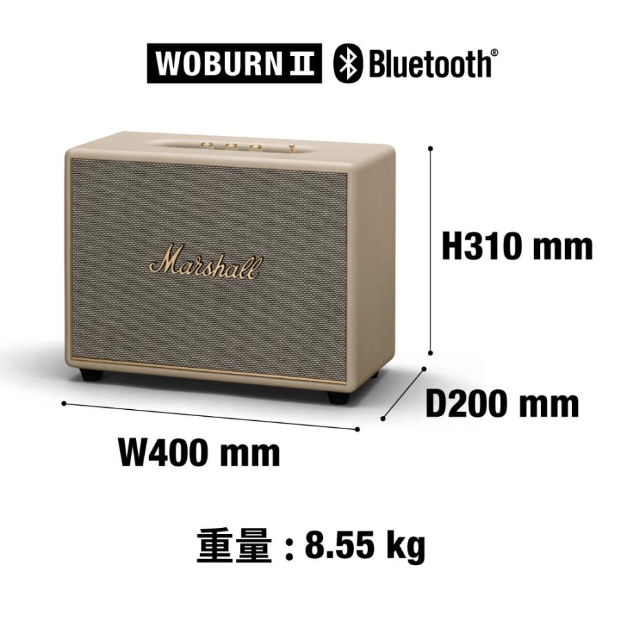 Marshall（マーシャル） ワイヤレススピーカー WOBURN3BLUETOOTH-CREAM