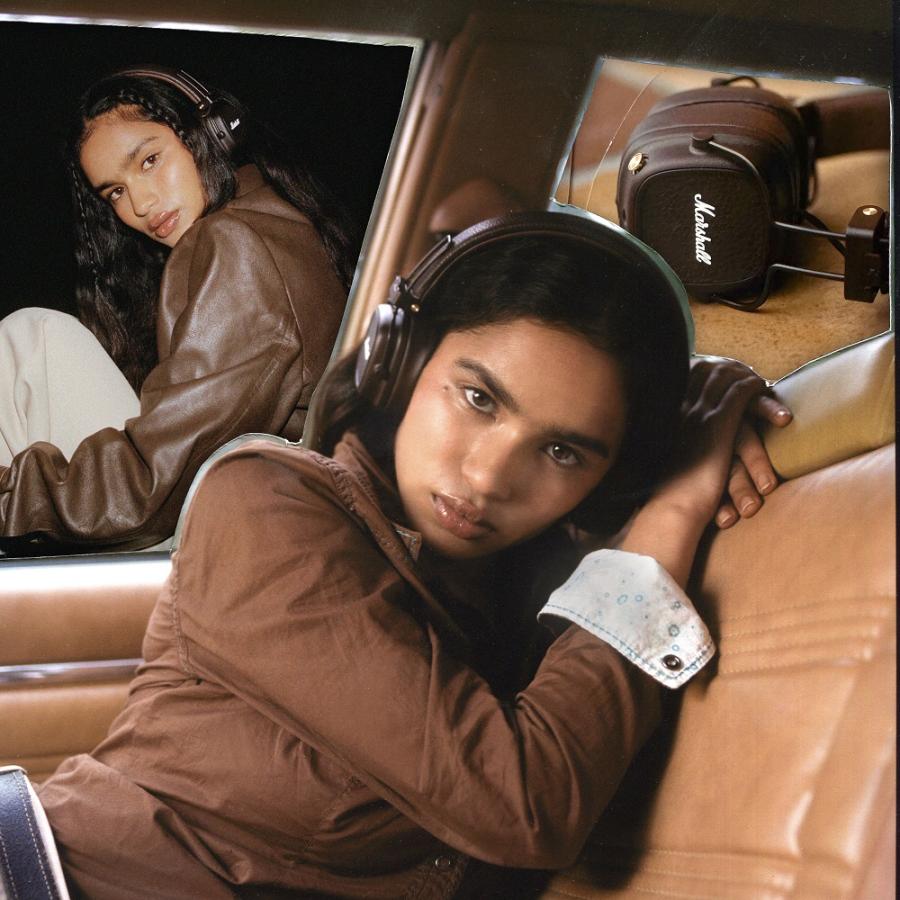 Marshall（マーシャル） ワイヤレスヘッドホン MAJOR5BROWN ブラウン