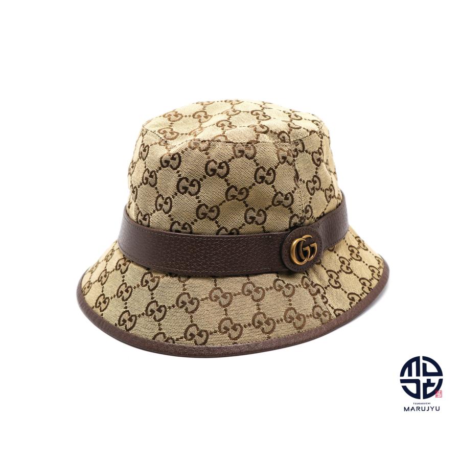 GUCCI（グッチ） GGキャンパス フェドラハット バケットハット
