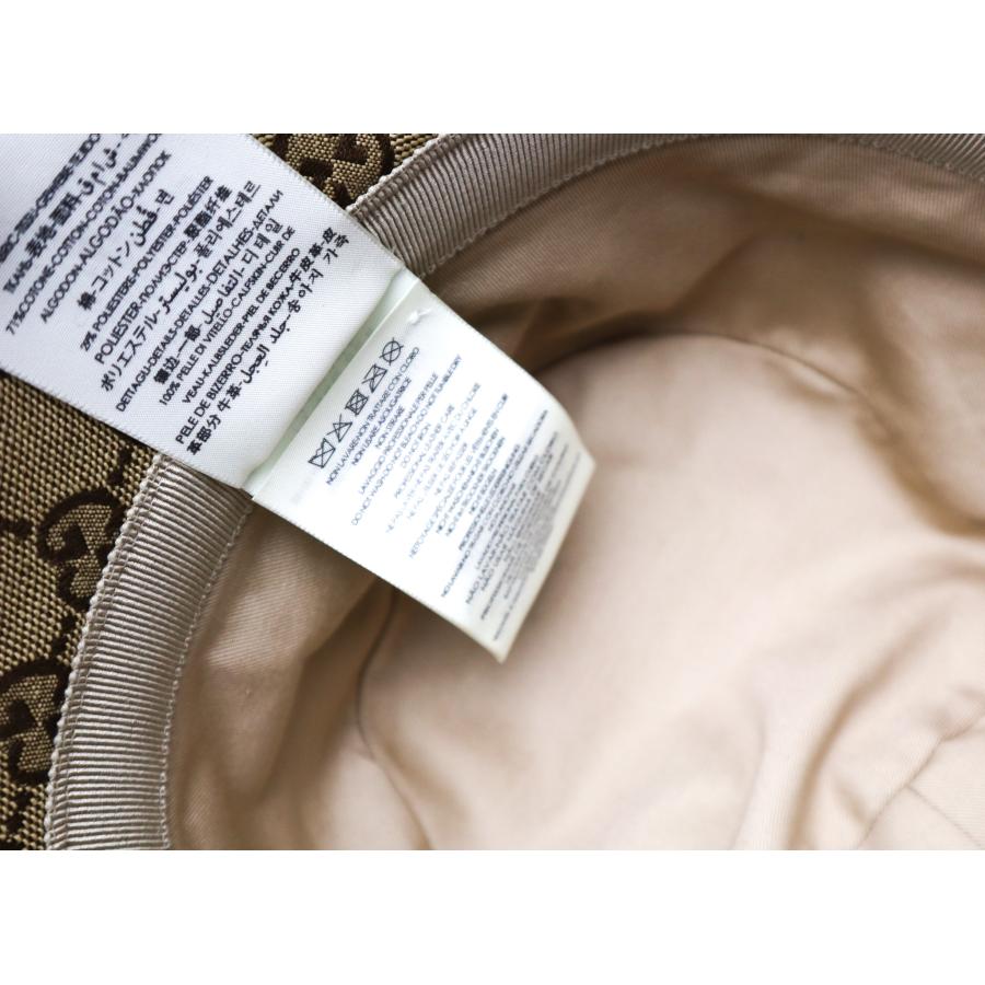 GUCCI（グッチ） GGキャンパス フェドラハット バケットハット