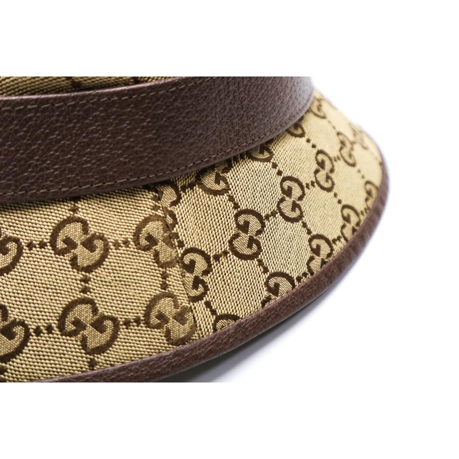 GUCCI（グッチ） GGキャンパス フェドラハット バケットハット