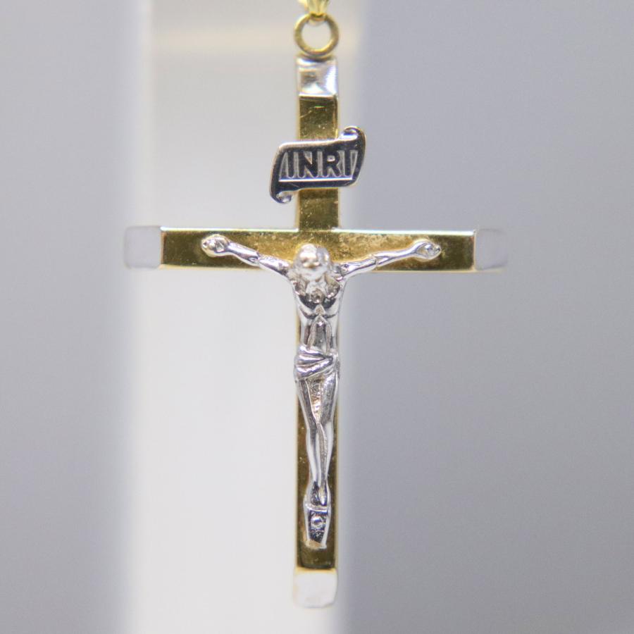 TSK 750 K18 十字架 ペンダントトップ 重量約1.9g INRI クロス
