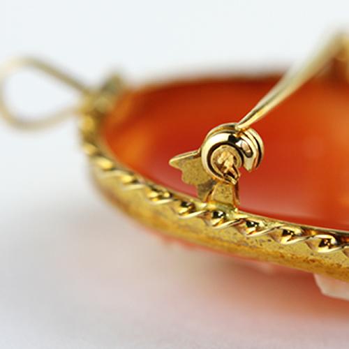 パフェ様専用 希少品 一点もの APA カメオブローチ おしゃれ