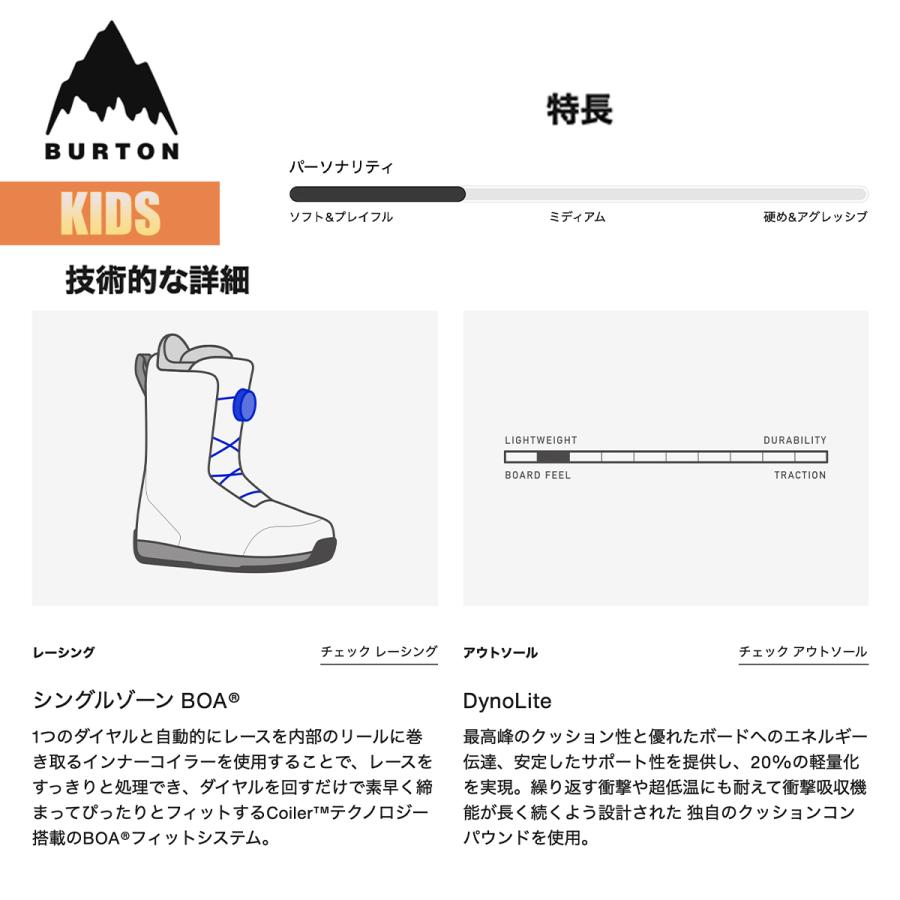 BURTON（バートン） スノーボードブーツ キッズ 25-26 Burton グロム