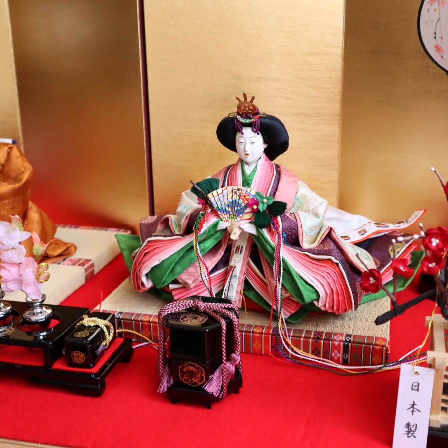 雛人形 最高級 京製 ひな人形 おひなさま 井上雅風 京九番正絹西陣織