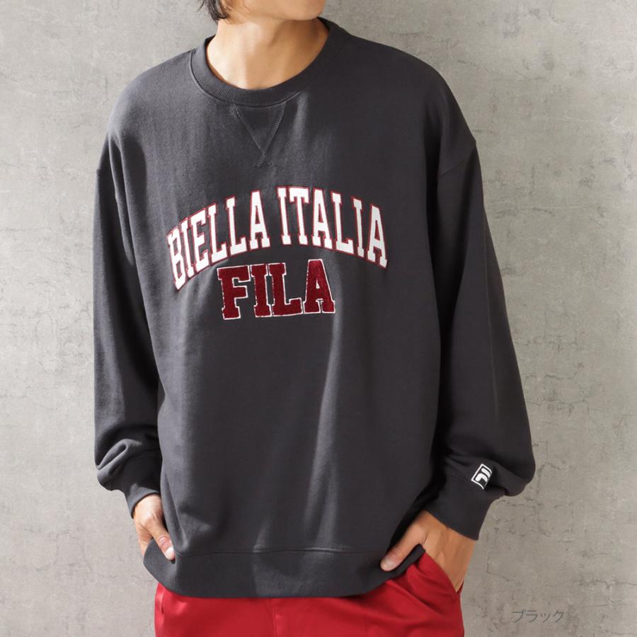 FILA（フィラ） トレーナー メンズ ユニセックス 男女兼用 サガラ刺繍