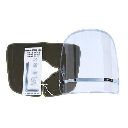 MAD MAX（マッド マックス） Z-FATHER 旭風防 クリア ロング(緑布タレ