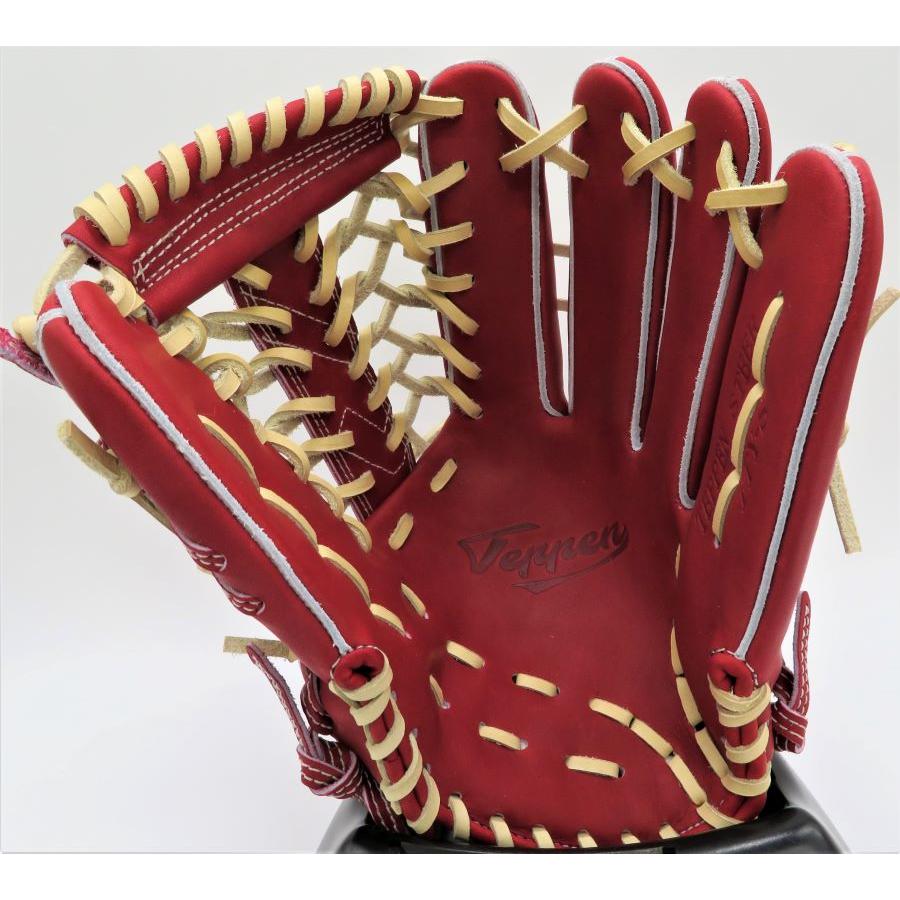 硬式グローブ 限定 てっぺん Teppen グローブ 外野手用 TTY-S プラチナ