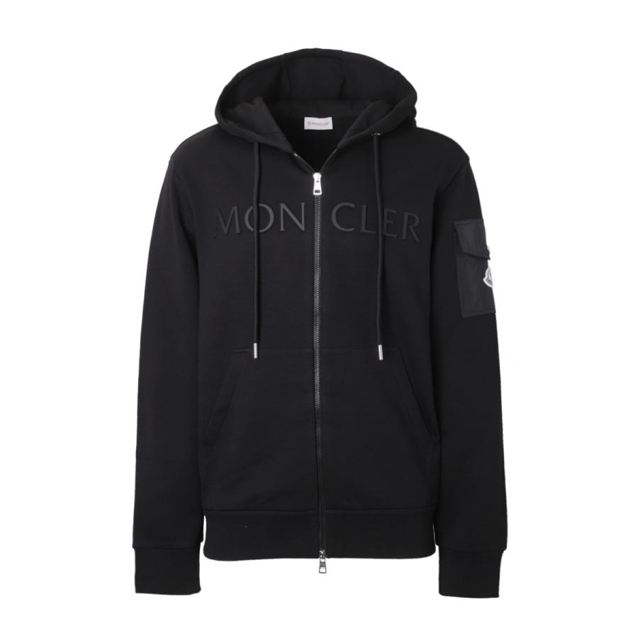 MONCLER（モンクレール） ジップアップパーカ ブラック メンズ 8g00006
