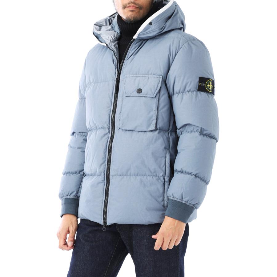 STONE ISLAND（ストーン アイランド） ダウンジャケット ブルー メンズ