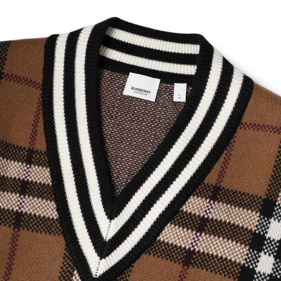 BURBERRY（バーバリー） BURBERRY Vネックニット ブラウン メンズ