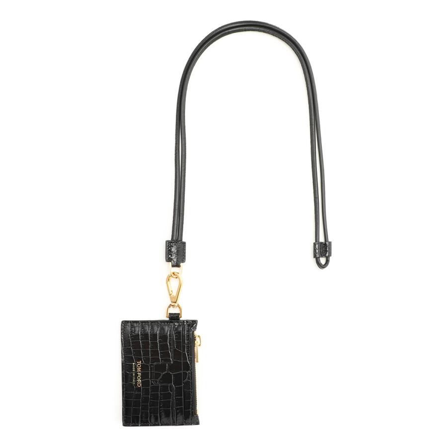 TOM FORD（トムフォード） カードケース ストラップ付き ブラック