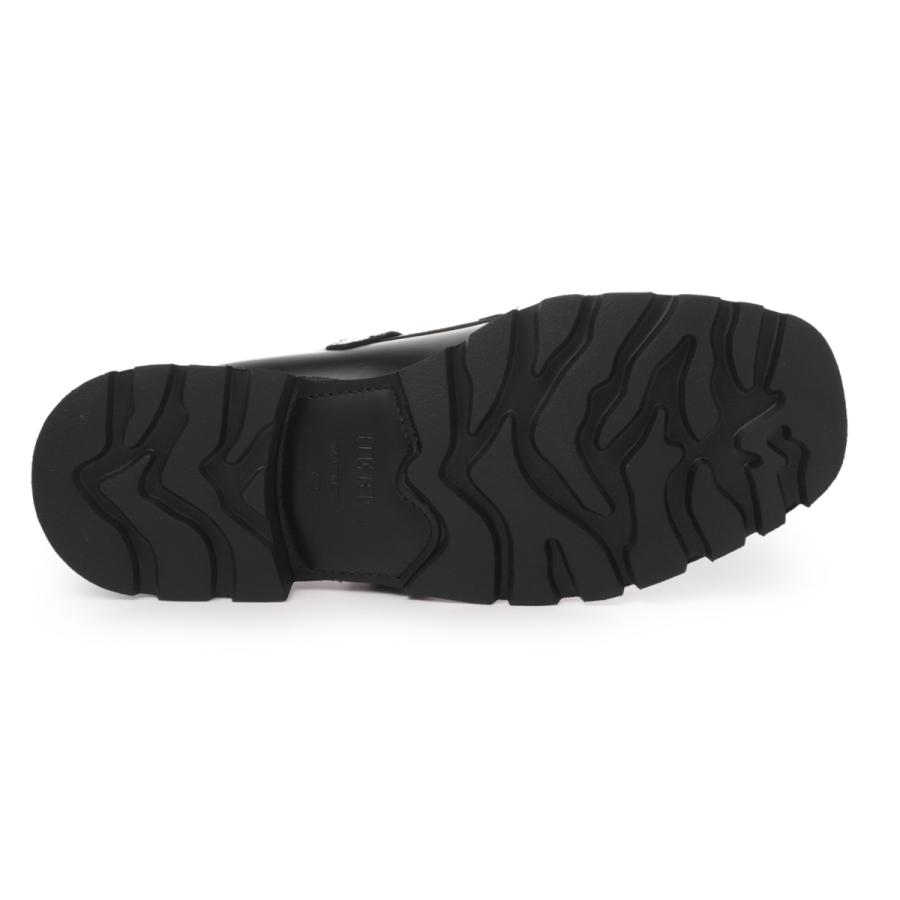 ヘリュー HEREU ローファー SOLLER SPORT Tバーローファー ブラック